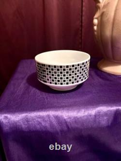 Mikasa Fine China Japan Accent Polka 5590 Mid Century Dinnerware Set Checkered