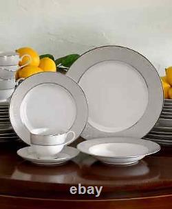 Mikasa G9941 Parchment 40-Piece Porcelain Dinnerware Set