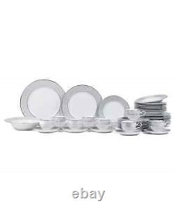 Mikasa H1103 Parchment 40-Piece Porcelain Dinnerware Set