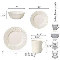 Mikasa Italian Countryside 16-Piece Dinnerware Set, Service for 4