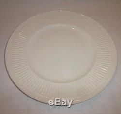 Mikasa Italian Countryside 42-Piece Dinnerware Set In White with Fluted Bands