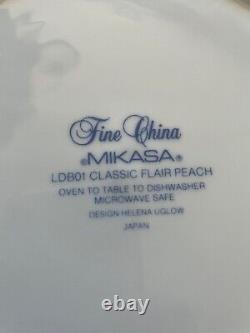 Mikasa Ldb01 Classic Flair Peach Fine, Rare, Antique China (44-pieces)