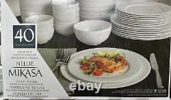 Mikasa Nellie Bone China 40-Piece Dinnerware Set
