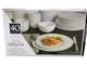 Mikasa Nellie White Bone China 40 Piece Dinnerware Service for 8 Dinner Plate Se