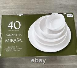 Mikasa Samantha 40-piece Bone China Dinnerware Set