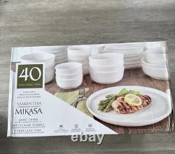 Mikasa Samantha 40-piece Bone China Dinnerware Set