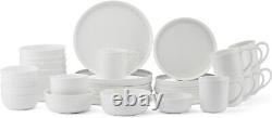 Mikasa Samantha Bone China Lightweight Chip Resistant 40 Piece Dinnerware Set