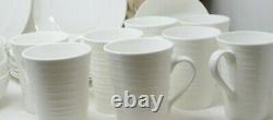 Mikasa Swirl 40-piece Bone China Dinnerware Set