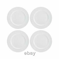 Mikasa Trellis 16 Piece Dinnerware Set, Service for 4, White