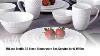 Mikasa Trellis 36 Piece Dinnerware Set Service For 6 White