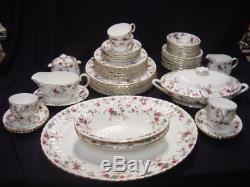 Minton Ancestral (S-376) Dinnerware for 8 with Serving Pieces (55 Pcs)