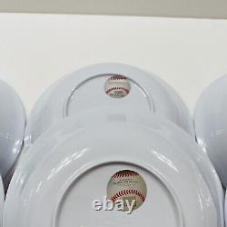 Mlb Angels Baseball 12 Pcs Melamine Outdoor Dinner Ware Set Plates & Bowls