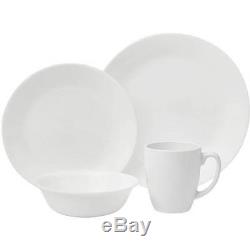 Modern Dinnerware Set 16-32 Piece Service 4-8 Bowls Plates Mug Red White Vitrell