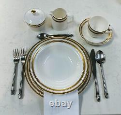 Morgan Gold Dinnerware by RALPH LAUREN 24-Piece Set 4 Place Settings