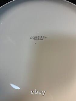 NEW 4 SETS of Corelle DANCER & PRANCER DINNER PLATE, SAUCER, CUP, BOWL 16 PIECES