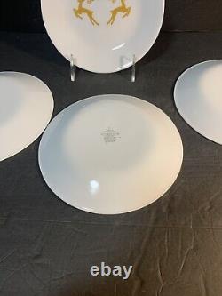 NEW 4 SETS of Corelle DANCER & PRANCER DINNER PLATE, SAUCER, CUP, BOWL 16 PIECES