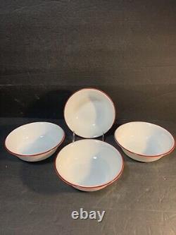 NEW 4 SETS of Corelle DANCER & PRANCER DINNER PLATE, SAUCER, CUP, BOWL 16 PIECES