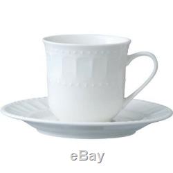NEW Gibson Home Regalia 46-Piece White Plates Bowls Dinnerware and Serveware Set