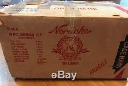 NEW IN BOX! Vintage NORITAKE Tremont 45 Piece China Dinnerware Set For 8 People