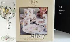 NIB LENOX Butterfly Meadow 18 Dinnerware Set FREE SHIPPING