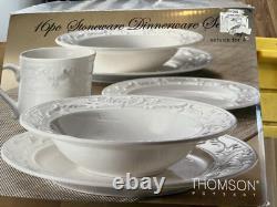 NIB NEW TRADITIONAL 16PC THOMSON POTTERY STONEWARE DINNERWARE CLASSY SET Vera