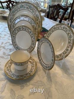 NORITAKE Bone China Sakura (9704) 10 7 Piece Place Settings + Serving Pieces