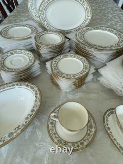 NORITAKE Bone China Sakura (9704) 10 7 Piece Place Settings + Serving Pieces