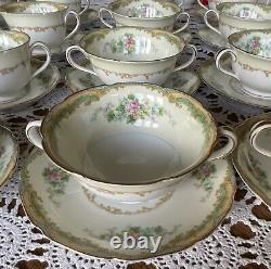 NORITAKE -Japan -LARUE -Dinnerware Set- 7 Pieces -8 Place Setting +Serving Pc