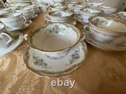 NORITAKE -Japan -LARUE -Dinnerware Set- 7 Pieces -8 Place Setting +Serving Pc