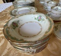 NORITAKE -Japan -LARUE -Dinnerware Set- 7 Pieces -8 Place Setting +Serving Pc