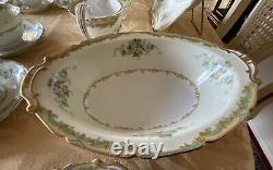 NORITAKE -Japan -LARUE -Dinnerware Set- 7 Pieces -8 Place Setting +Serving Pc