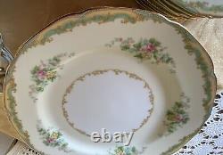 NORITAKE -Japan -LARUE -Dinnerware Set- 7 Pieces -8 Place Setting +Serving Pc