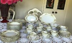 NORITAKÉ OCCUPIED JAPAN Dinnerware Set 1940s 59 Pieces