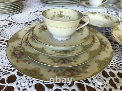 NORITAKÉ OCCUPIED JAPAN Dinnerware Set 1940s 59 Pieces