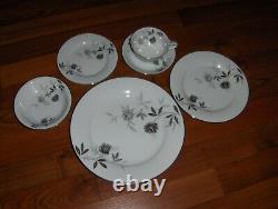 NORITAKE ROSAMOR CHINA SERVICE FOR TWELVE (12) DISCONTINUED 197572 Pieces