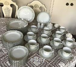 NORITAKE china -WYNWOOD 6879 pattern Dinnerware Set -70 pieces Very Nice
