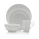 Nellie 16 Piece Dinnerware Set (Service for 4), White