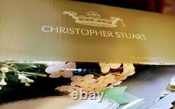 New Christopher Stuart WELLESLEY Y0022 Fine China Dinnerware 25 piece Set Extras