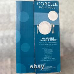 New Corelle Boutique Farmstead Grey 16-Piece Dinnerware Set 1135416
