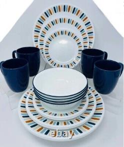 New Corelle Classic Payden 16-Piece Dinnerware Set 1127445 4 Piece Place Setting