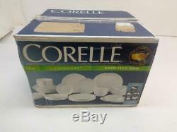 New Corelle Livingware 74-piece White Dinnerware Set 1126888 Sr