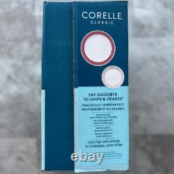 New Corelle Livingware Crimson Trellis 16-Piece Dinnerware Set 1123685