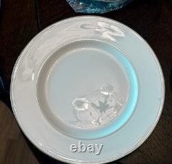 New Lenox Federal Platinum Dinnerware Bone China, FOUR-3 Piece Place Settings