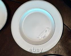 New Lenox Federal Platinum Dinnerware Bone China, FOUR-3 Piece Place Settings