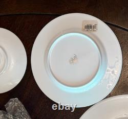 New Lenox Federal Platinum Dinnerware Bone China, FOUR-3 Piece Place Settings
