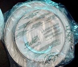 New Lenox Federal Platinum Dinnerware Bone China, FOUR-3 Piece Place Settings