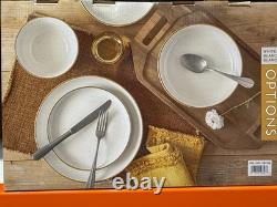 New over&back Options 16-piece Dinnerware Set (White)