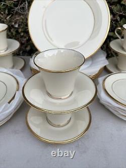 Nice Lenox Eternal China 6 place settings of 5 Pcs. Per Setting