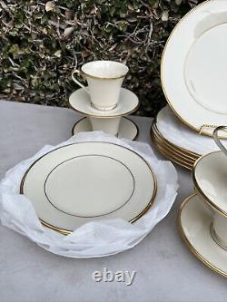 Nice Lenox Eternal China 6 place settings of 5 Pcs. Per Setting