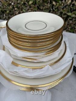 Nice Lenox Eternal China 6 place settings of 5 Pcs. Per Setting